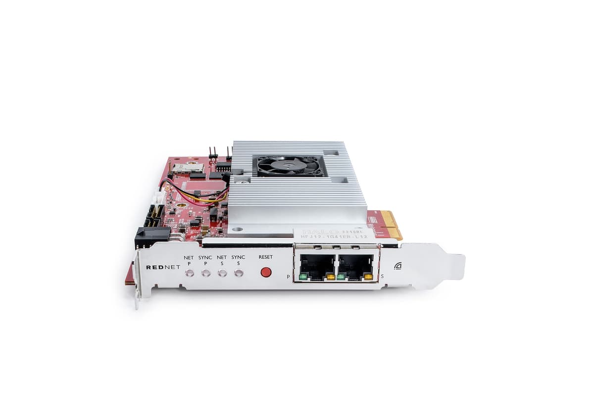 Focusrite RedNet AMS-REDNET-PCIENX Interfaz PCIe Dante de baja latencia, flexible y de alto conteo de canales