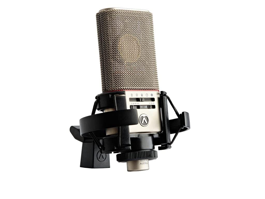 Austrian Audio OC818 Studio Set - Micrófono OC18, Soporte Araña, Clip, Paraviento y Estuche, Set de Estudio Profesional