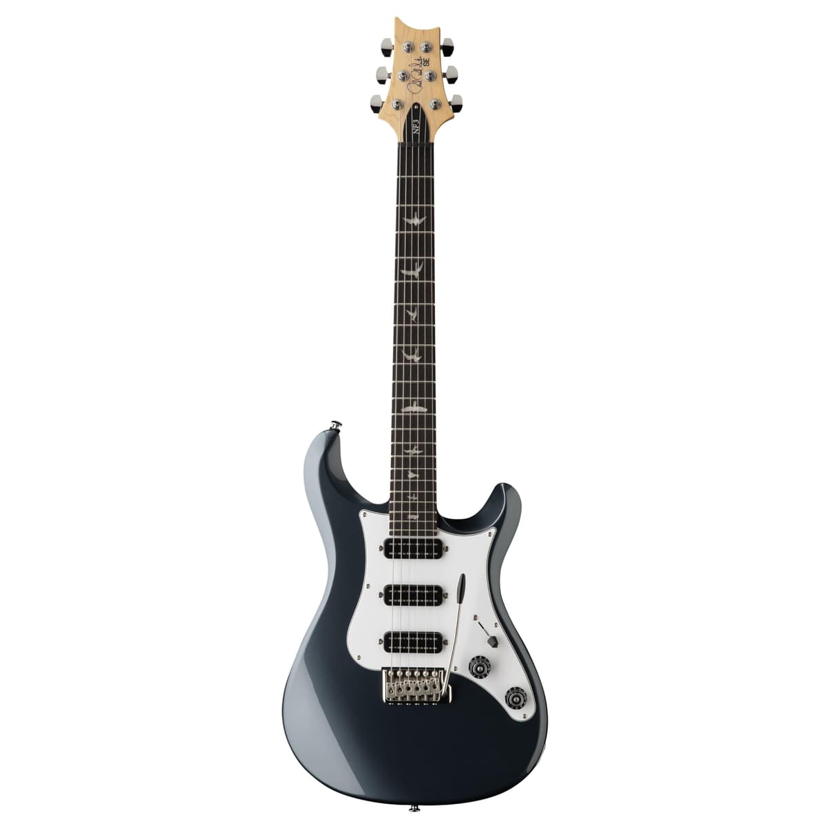 PRS SE NF3 Guitarra Eléctrica, Diapasón de Palisandro, Gris Metalizado con Funda Gig Bag 113980::GM: