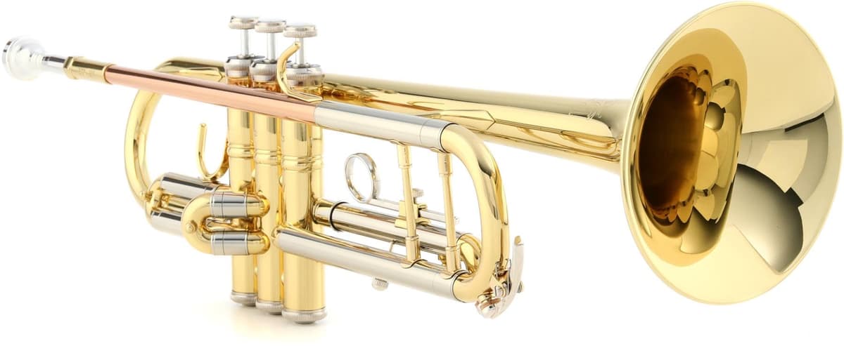 Bach BTR211 Trompeta Estudiantil Si - Lacada, Student Bb Trumpet, para Principiantes, Modelo BTR211