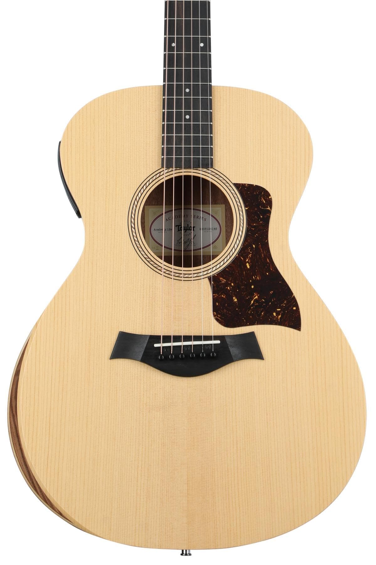 Taylor Academy 12e 2024 Guitarra Electroacústica de Cuerpo Parlor Cutaway con Pastilla y Funda