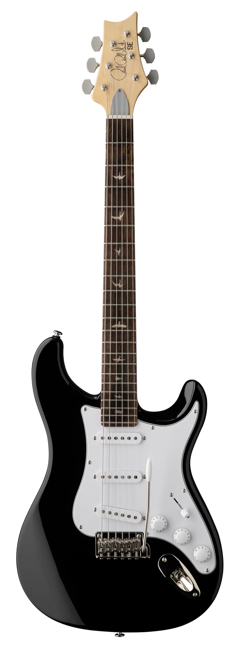 PRS SE Silver Sky 6 Cuerdas Guitarra Eléctrica, Piano Black, Diestro, con Funda Gig Bag (109639::9J:)