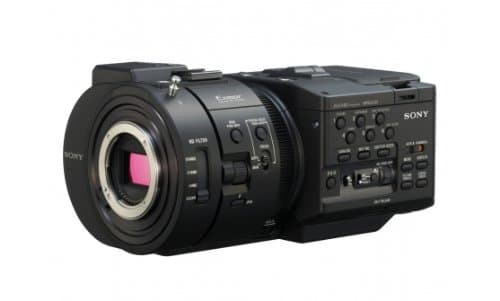 Sony NEX-FS700R videocámara NXCAM con sensor Exmor CMOS Super 35mm 4K solo cuerpo (Versión Internacional - sin garantía)