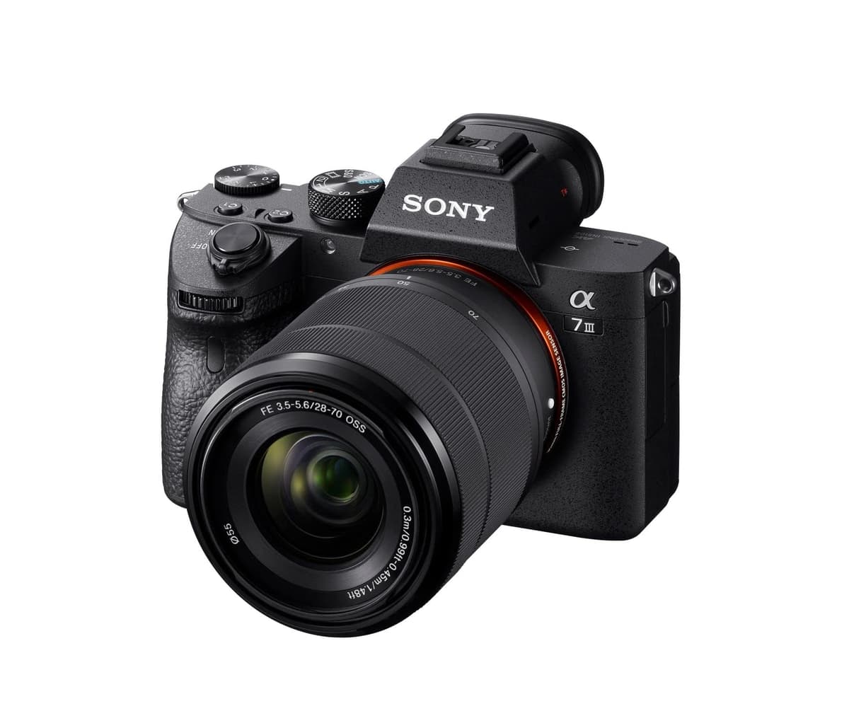 Sony Alpha a7 III ILCE7M3K/B Cámara Mirrorless Full-Frame con Lente 28-70mm, Pantalla 3", Color Negro