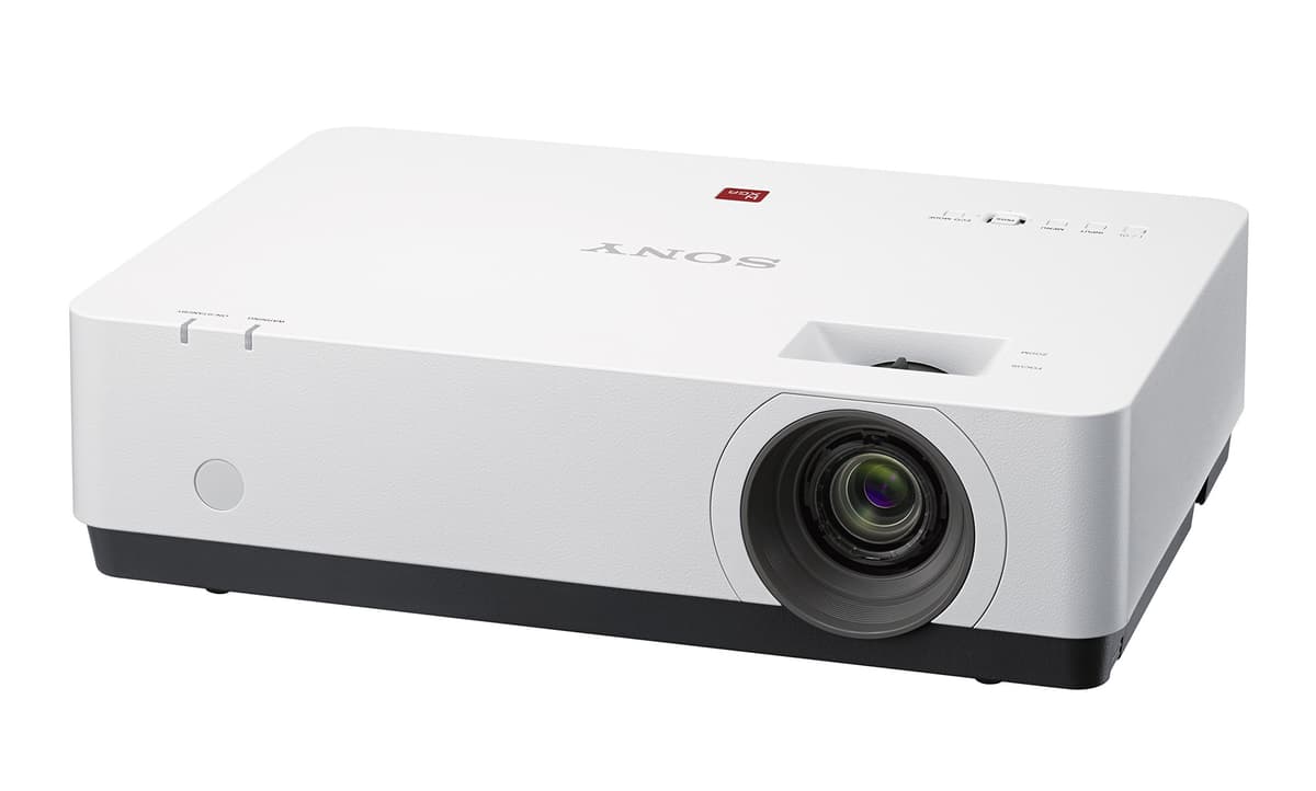 Sony VPLEW455 proyector compacto WXGA de alta luminosidad 3,500 lúmenes para presentaciones y aulas