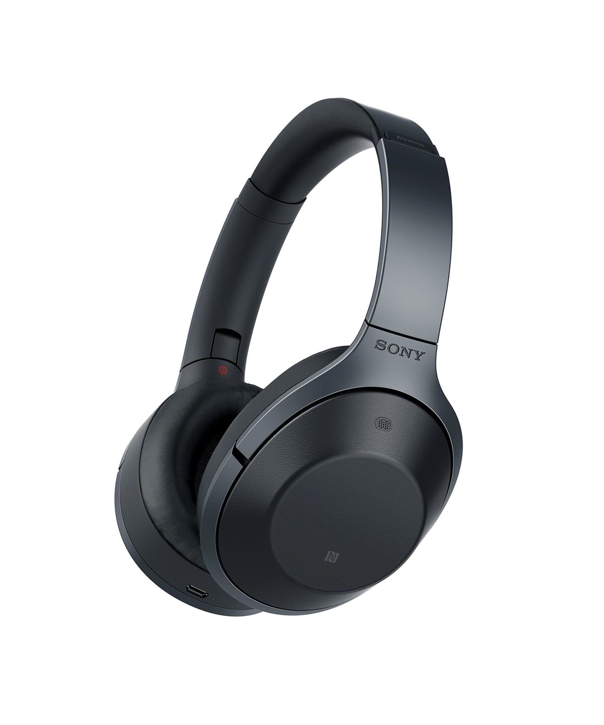 Sony MDR1000X/B Premium Noise Cancelling, Audífonos Bluetooth Inalámbricos, Micrófono, Hi-Res, Color Negro
