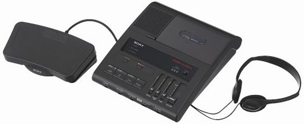 Sony BM87DSTA Grabadora y Transcriptor de Casetes Estándar, Máquina de Transcripción de Cintas Cassette