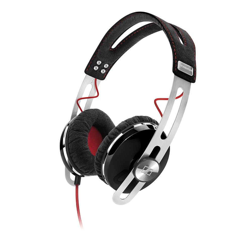 Sennheiser Momentum 505795 Audífonos On-Ear Negros, Hi-Fi, micrófono y control en cable, compatibles con smartphone y tablet