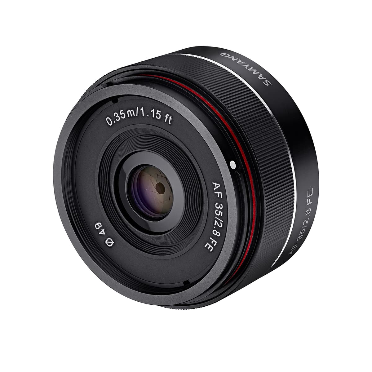 Samyang AF 35mm f/2.8 8022 - Lente para cámara Sony FE, gran angular, enfoque automático, color negro