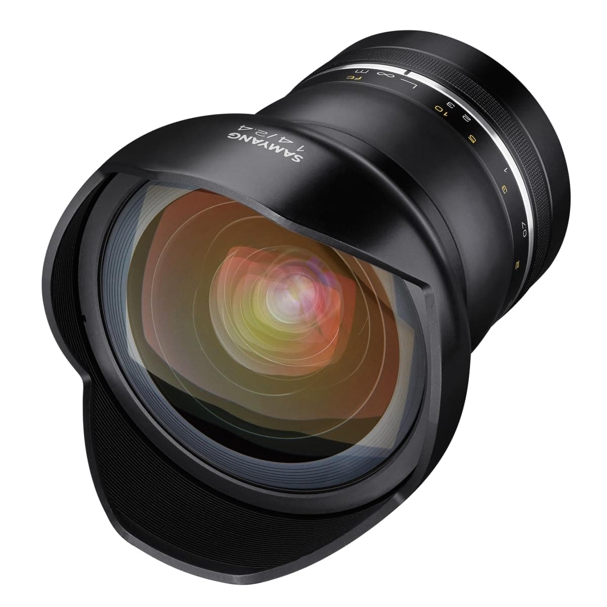 Samyang XP 14mm f/2.4 8041 Lente Gran Angular para Nikon - Negro, Full Frame, Enfoque Manual, Alta Resolución