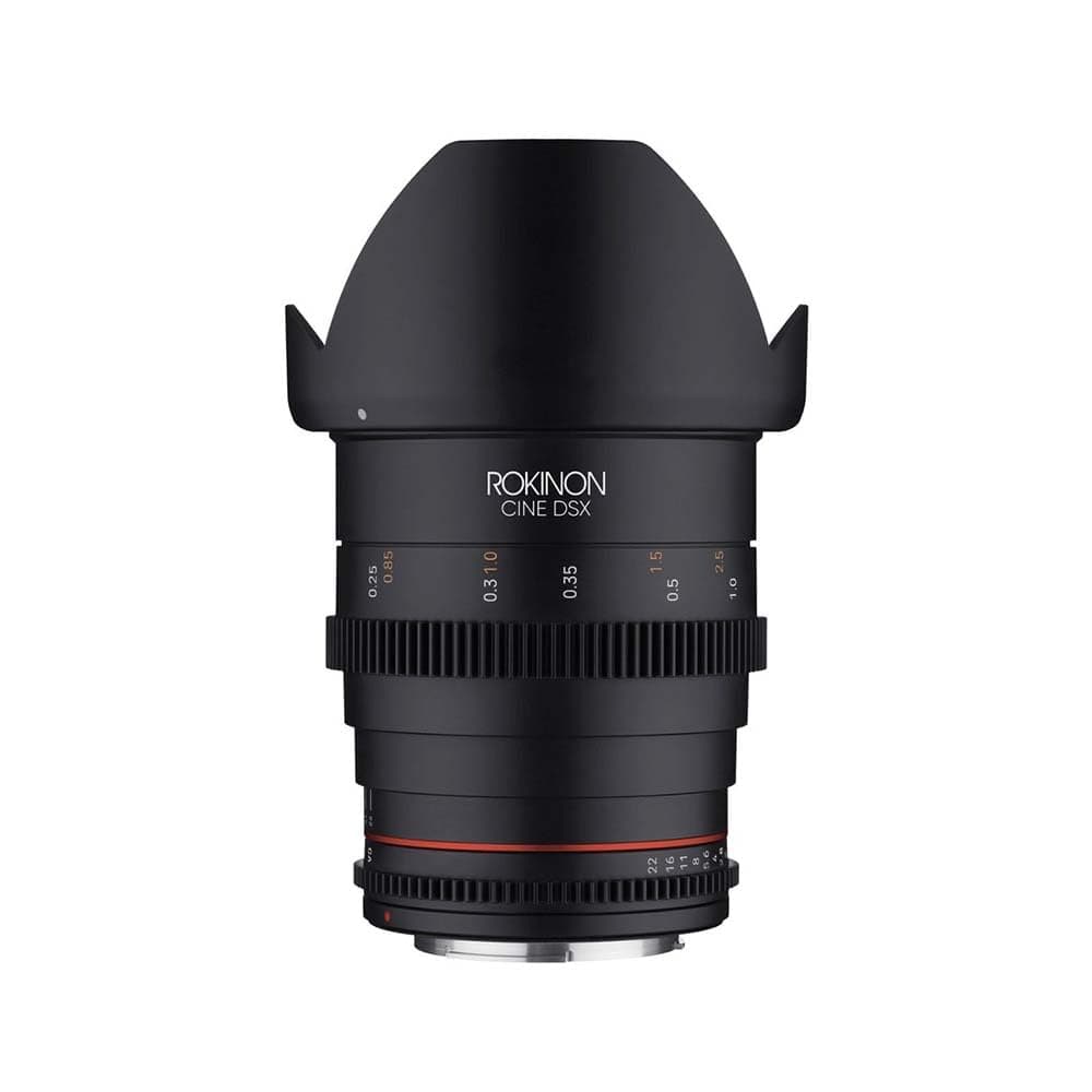 Rokinon DSX24-N 24mm T1.5 Lente Cine Gran Angular Alta Velocidad para Nikon Mount Lens Video Profesional