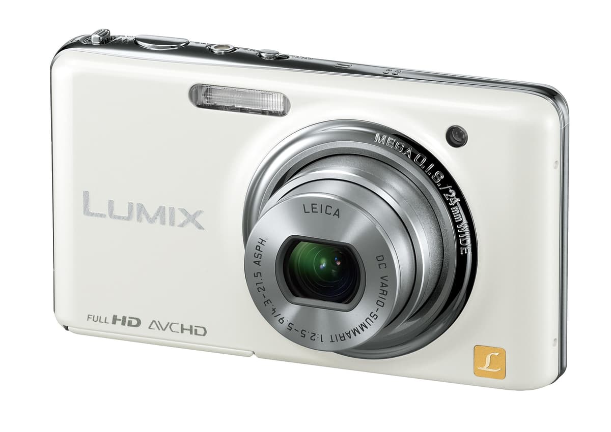Panasonic LUMIX DMC-FX77 Cámara Digital Compacta Blanca FX77 Japón Original DMC-FX77-W