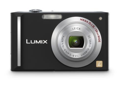 Panasonic Lumix DMC-FX55K Cámara Digital 8.1MP con Zoom Óptico Gran Angular 3.6x MEGA O.I.S. (Negra) DMC-FX55P-K