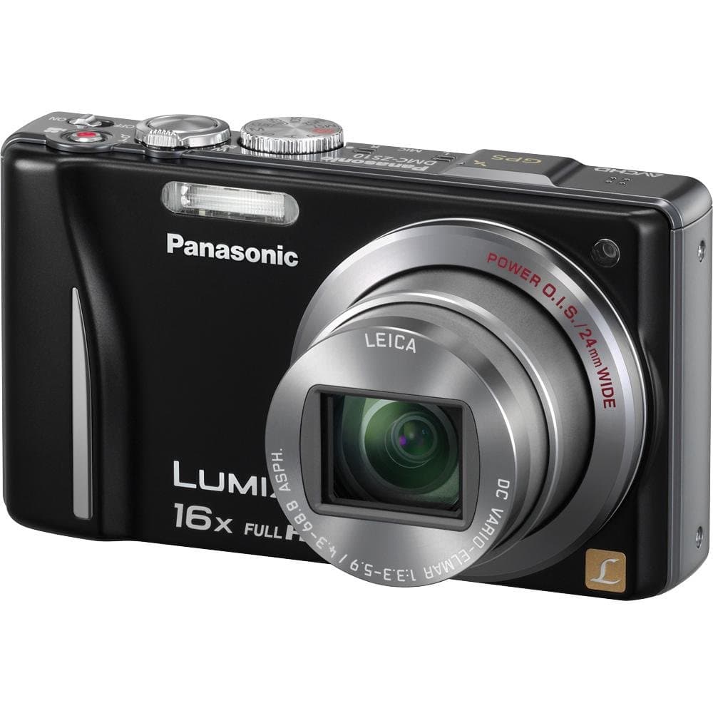 Panasonic Lumix DMC-ZS10 cámara digital 14.1 MP, zoom óptico gran angular 16x con estabilización de imagen y GPS integrado (Negra) DMC-ZS10K