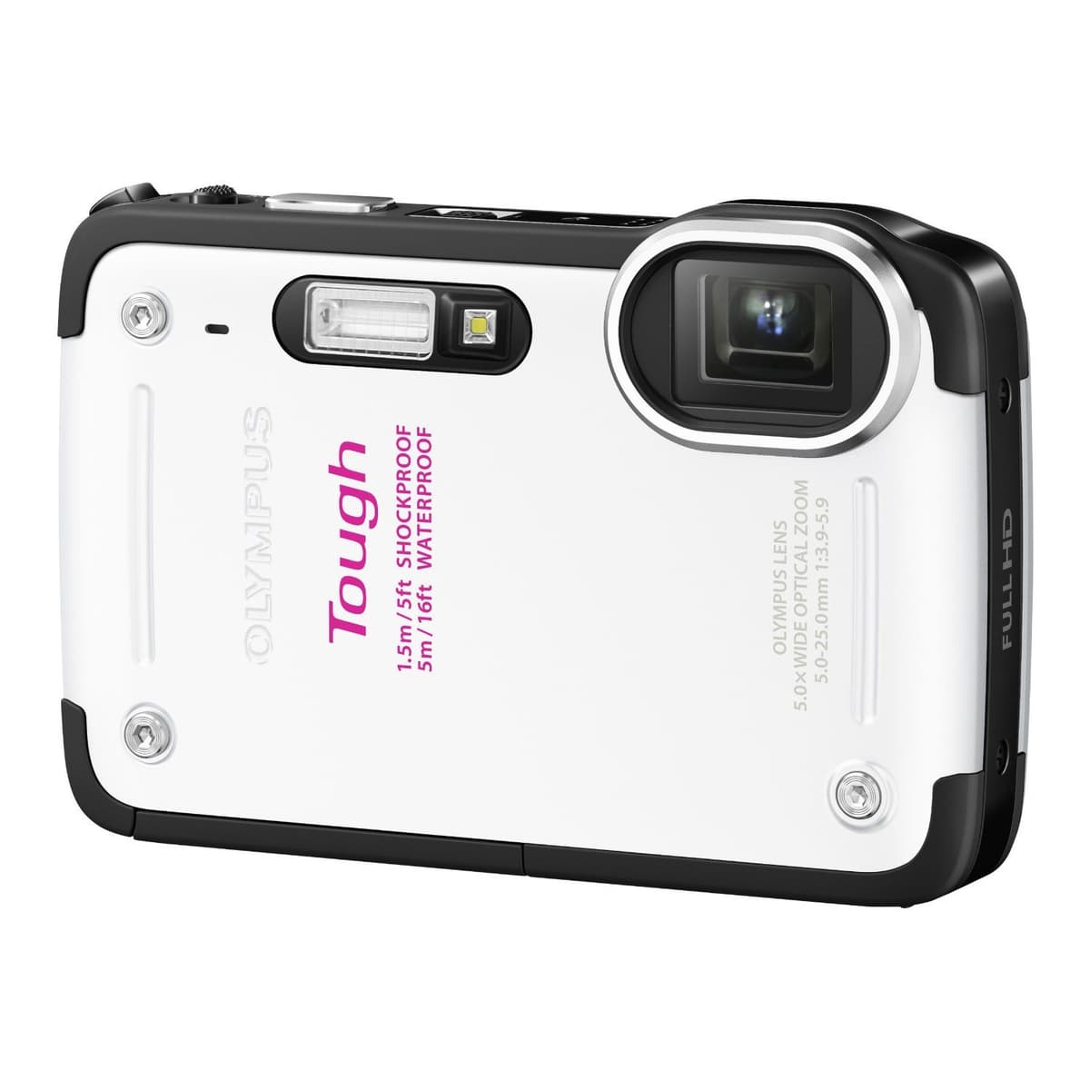 Olympus Tough TG-620 Blanco - Cámara 12.0 MP - Versión Internacional (Sin Garantía)