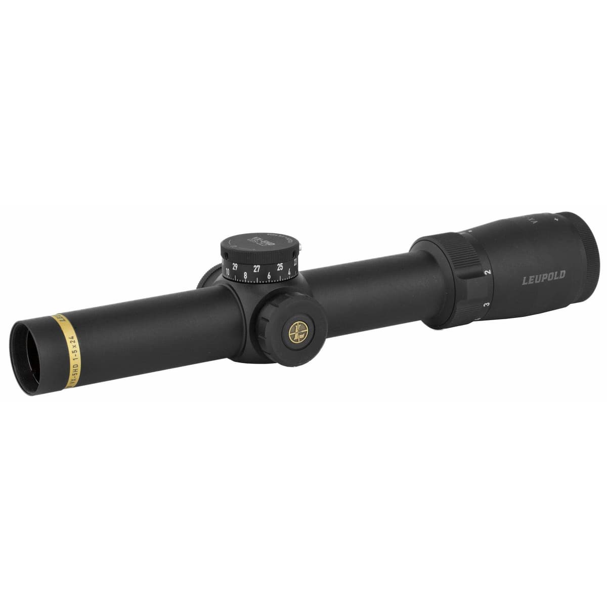 Leupold VX-5HD 1-5x24 FireDot Duplex - Alcance/Visor Táctico de Rifle, Óptica Iluminada, Retícula Duplex, A prueba de agua y niebla, PartNumber 172367
