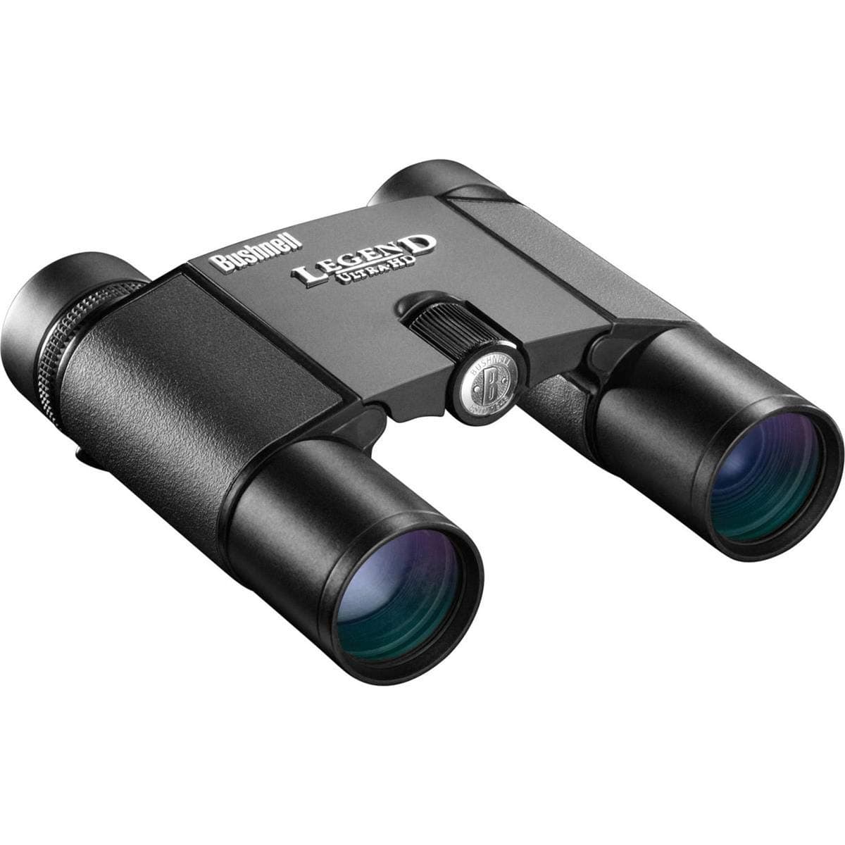 Bushnell Legend Ultra HD 190125 Binoculares compactos plegables techo 10x25 mm, color negro