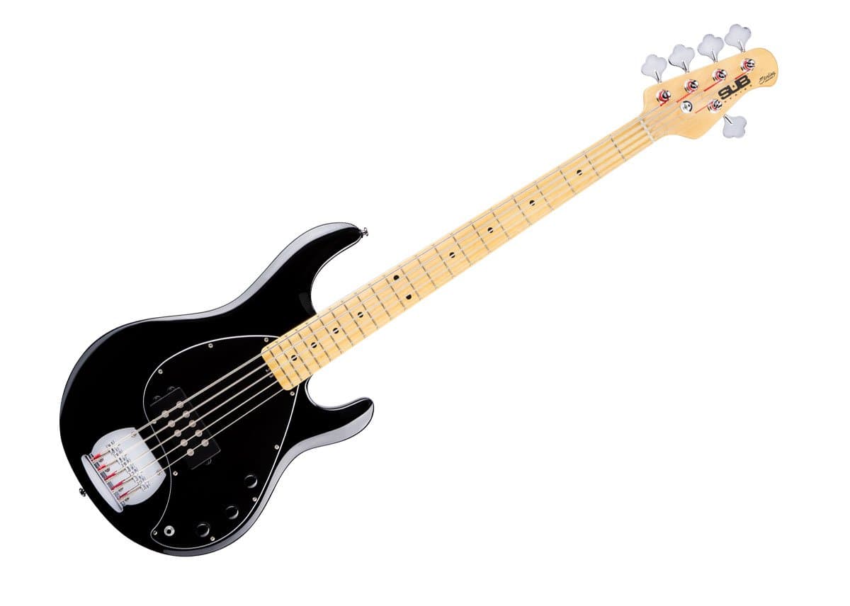 Sterling by Music Man StingRay Ray5 - Bajo Eléctrico 5 Cuerdas Negro (RAY5-BK-M1)