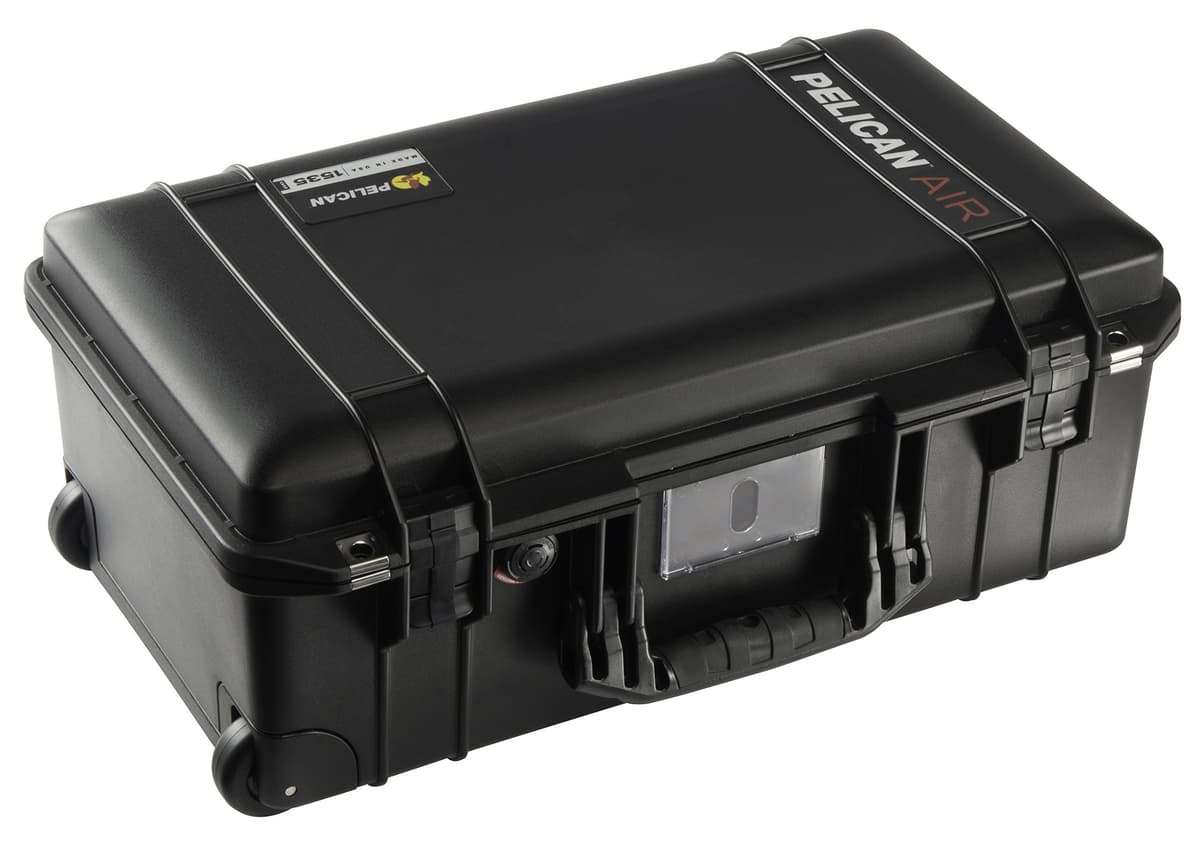 Pelican Air 1535 maleta rígida con divisores acolchados, color negro 015350-0041-110