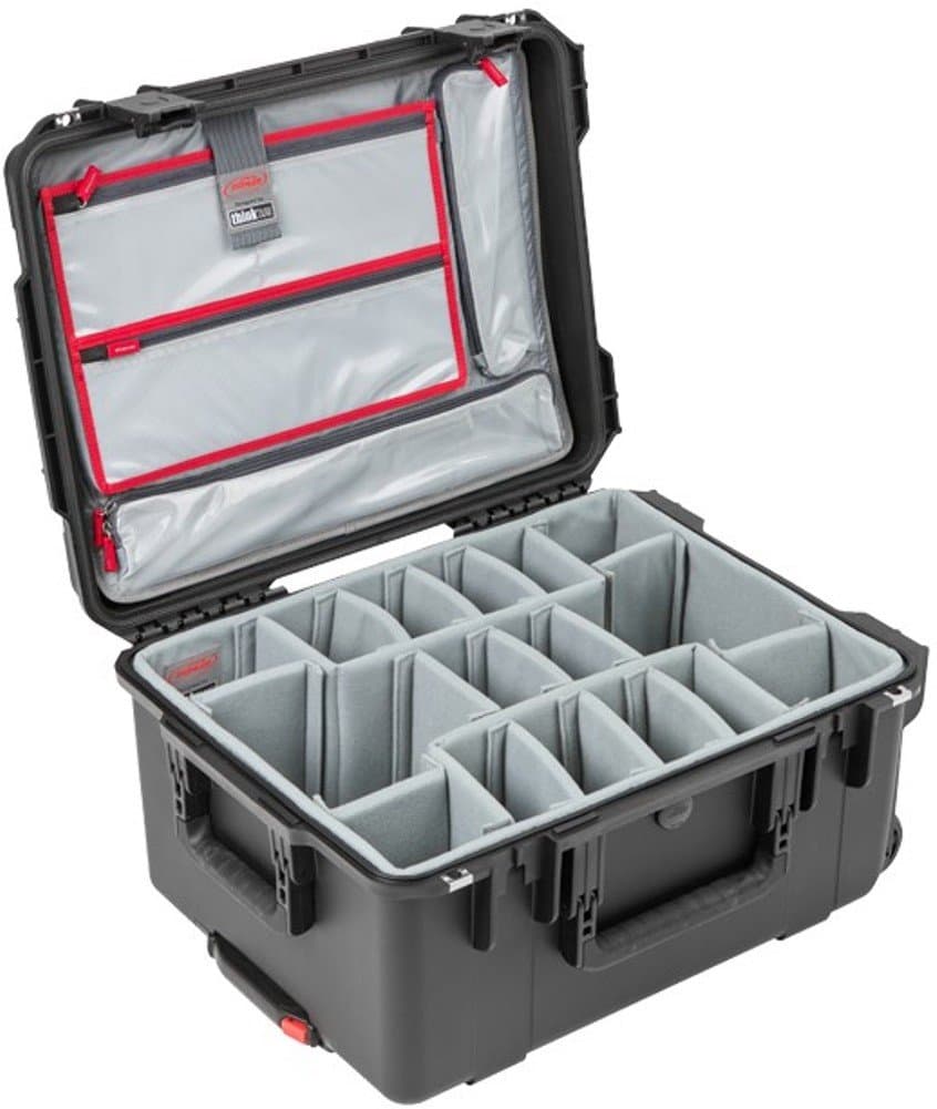 SKB iSeries 3i-2015-10PL estuche para cámara profesional rígido e impermeable, negro/gris