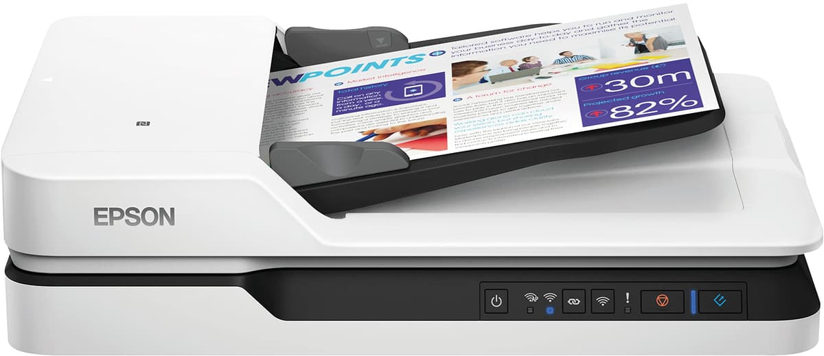 Epson WorkForce DS-1660W escáner A4 1200x1200 dpi ADF USB 3.0 y Wi-Fi B11B244401