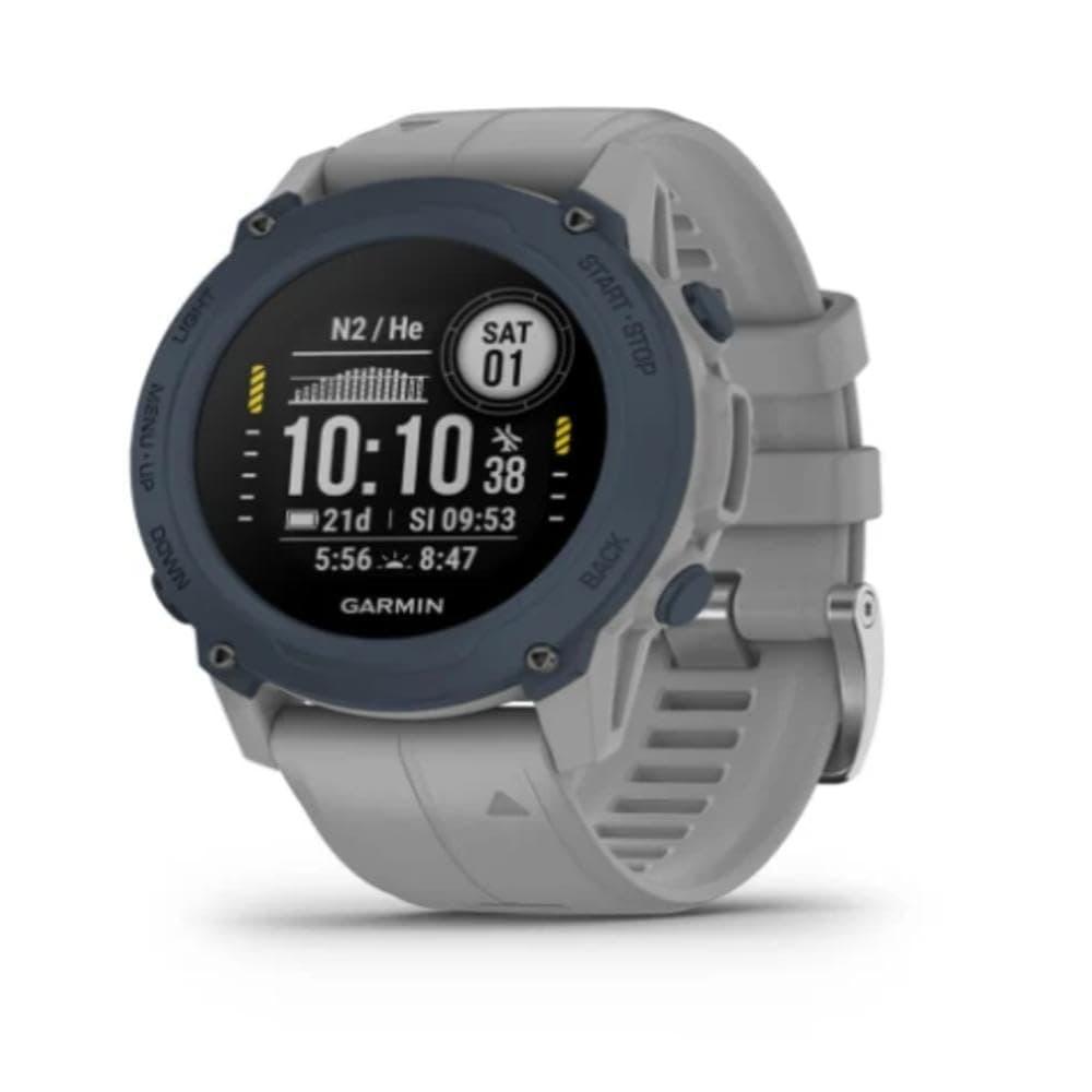 Garmin Descent G1 - Computadora de buceo resistente, múltiples modos, seguimiento de actividad, color Gris Powder 010-02604-01