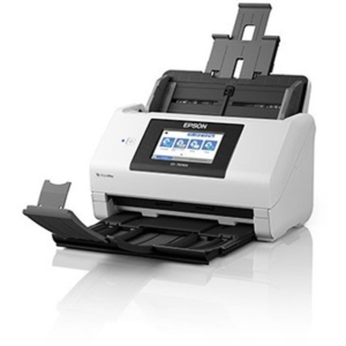 Epson DS-790WN Escáner de Documentos a Color, Red Inalámbrica, Dúplex, ADF 100 Hojas, PC/Mac, Escaneo sin PC, Pantalla Táctil LCD 4.3” B11B265201
