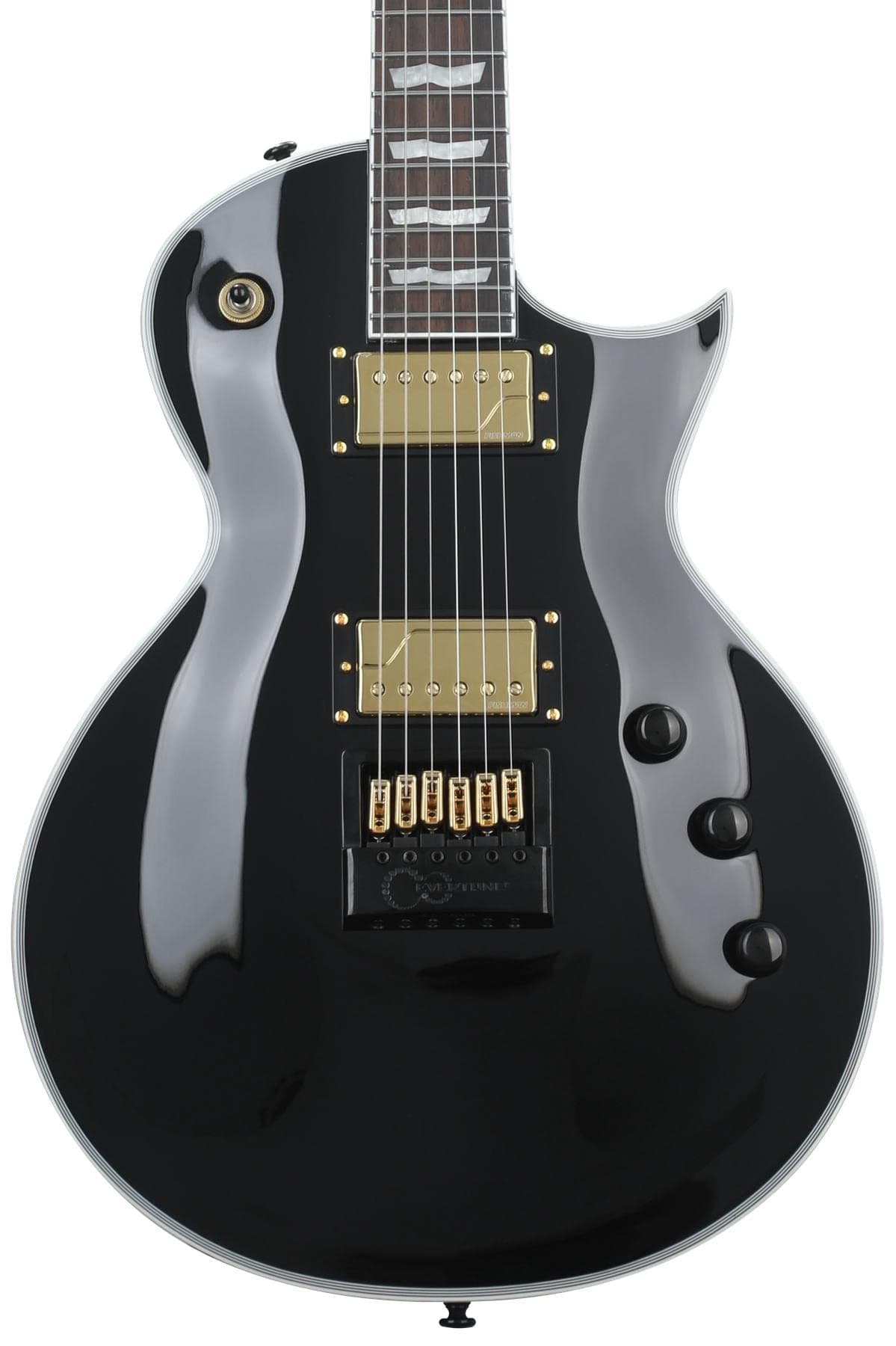 ESP LTD EC-1000T CTM Guitarra Eléctrica con puente EverTune - Negro LEC1000TCTMETBLK