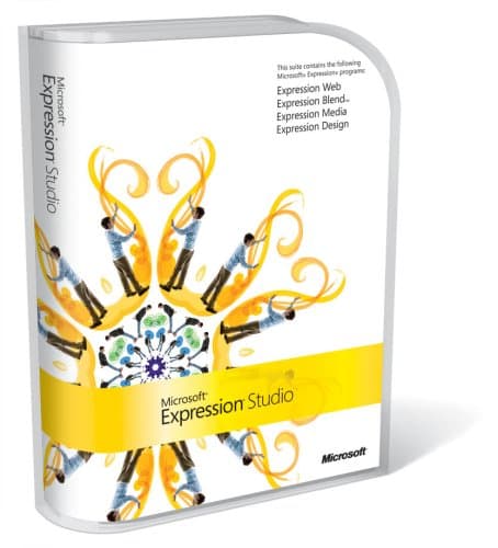 Microsoft Expression Studio PJS-00055 Actualización versión antigua, licencia de software de diseño y desarrollo
