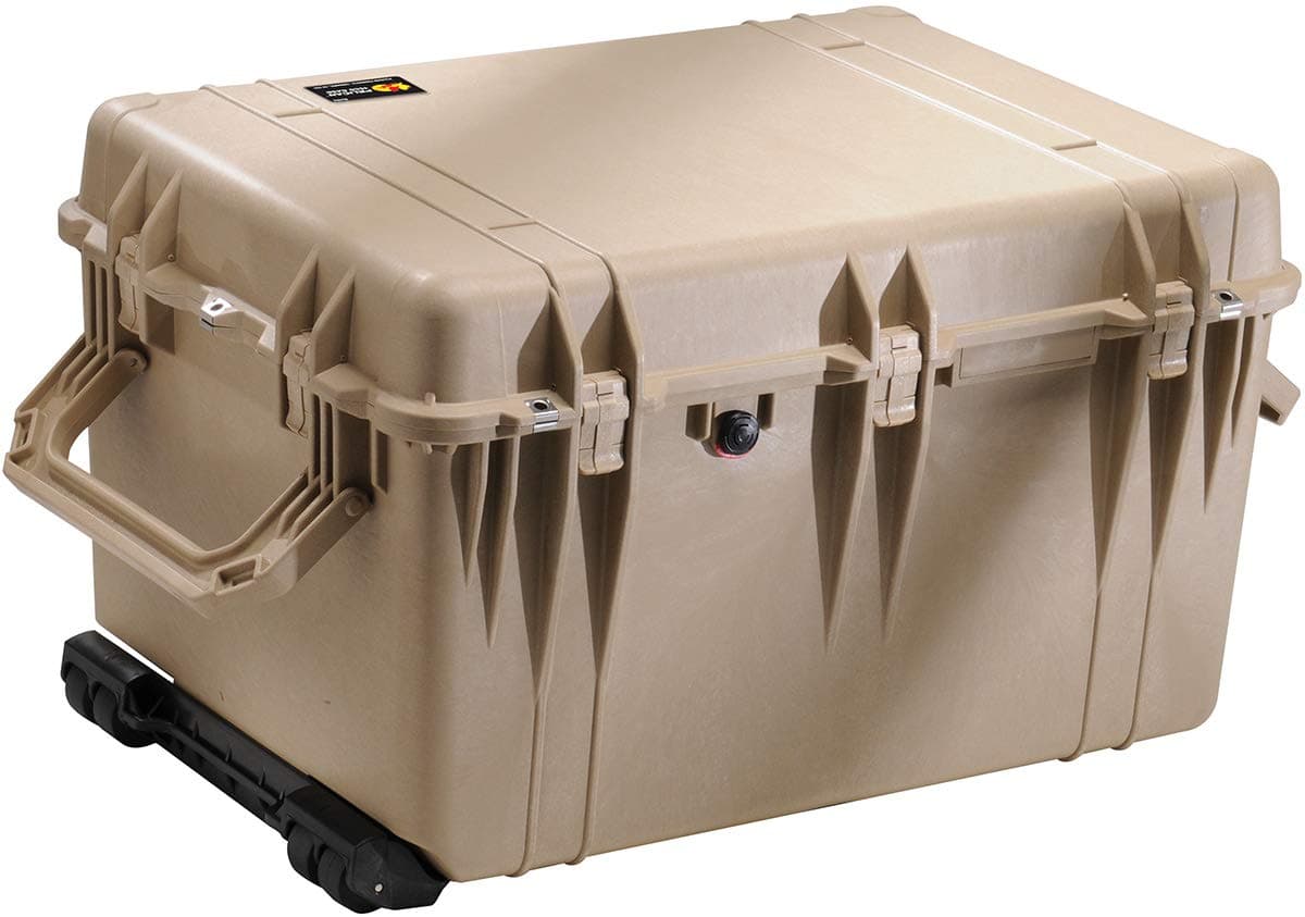 Pelican 1660 Case Caja Estanca Impermeable con Espuma, Color Arena (Desert Tan) 1660-020-190