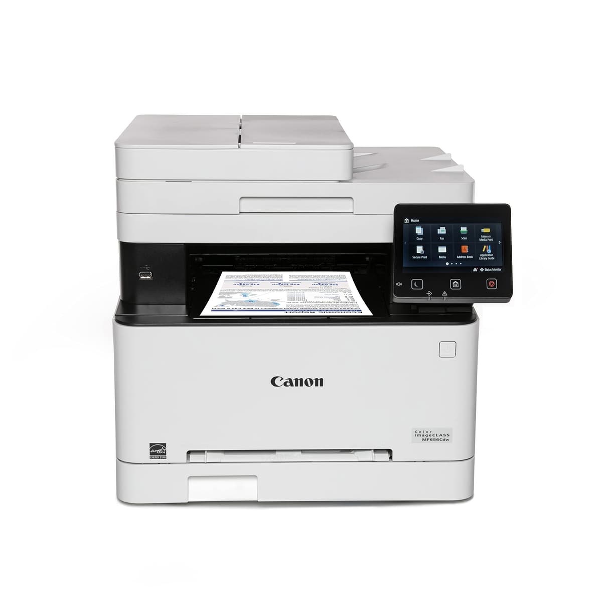 Canon Color imageCLASS MF656Cdw - Impresora láser Wi-Fi dúplex, multifunción con copiadora, escáner, fax, ADF, 22 ppm, 3 años, blanca 5158C002