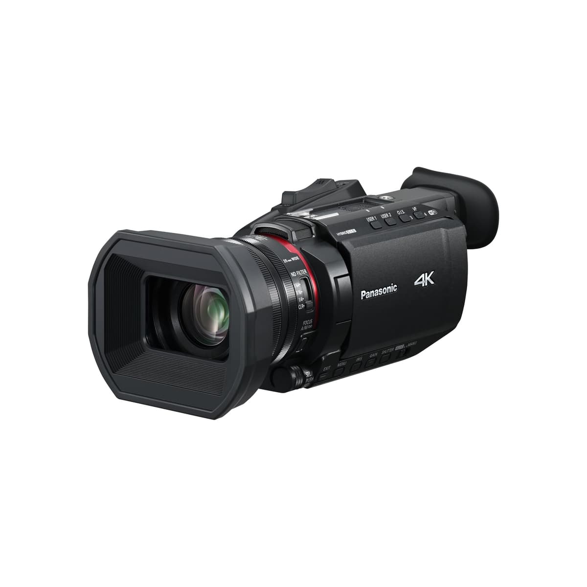 Panasonic HC-X1600 videocámara 4K, gran angular telefoto 24x, O.I.S. híbrido, AF preciso con detección de rostro, controles inalámbricos