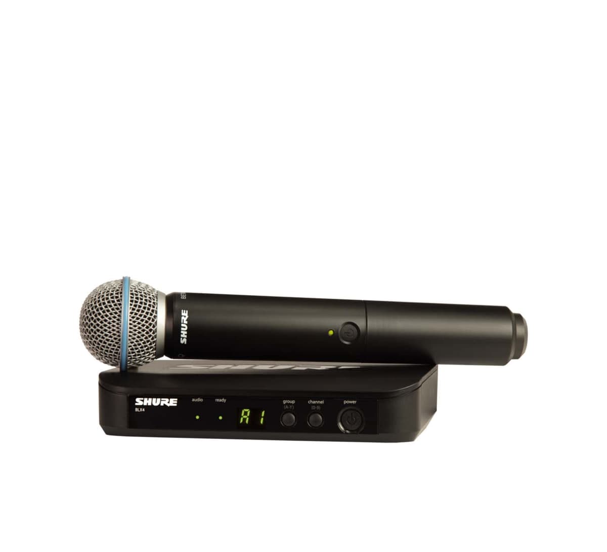 Shure BLX24/B58-H9 Sistema Inalámbrico Micrófono de Mano BETA 58A con Receptor Banda H9