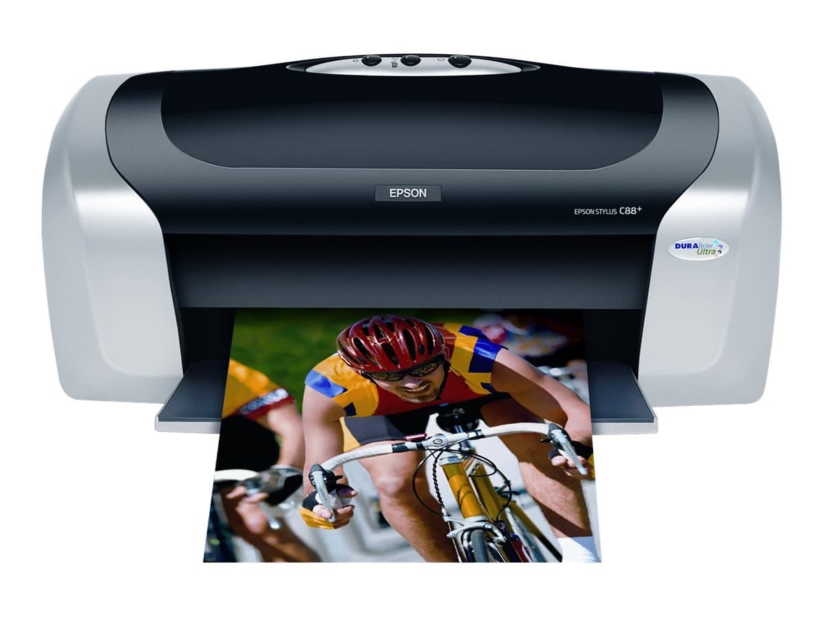 Epson Stylus C88+ Impresora de inyección de tinta color 5760x1440 dpi para papel normal de escritorio C11C617121