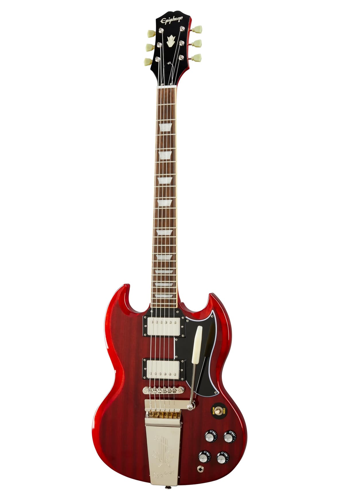 Epiphone SG Standard 60s Maestro Vibrola guitarra eléctrica Vintage Cherry EISS61MVCNH1