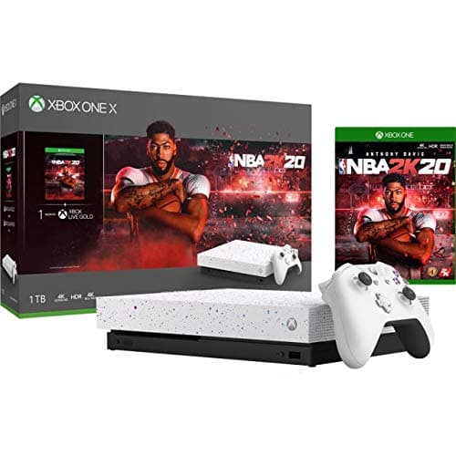 Microsoft Xbox One X FMP-00153 Consola 1TB Edición Especial NBA 2K20 Bundle Blanco