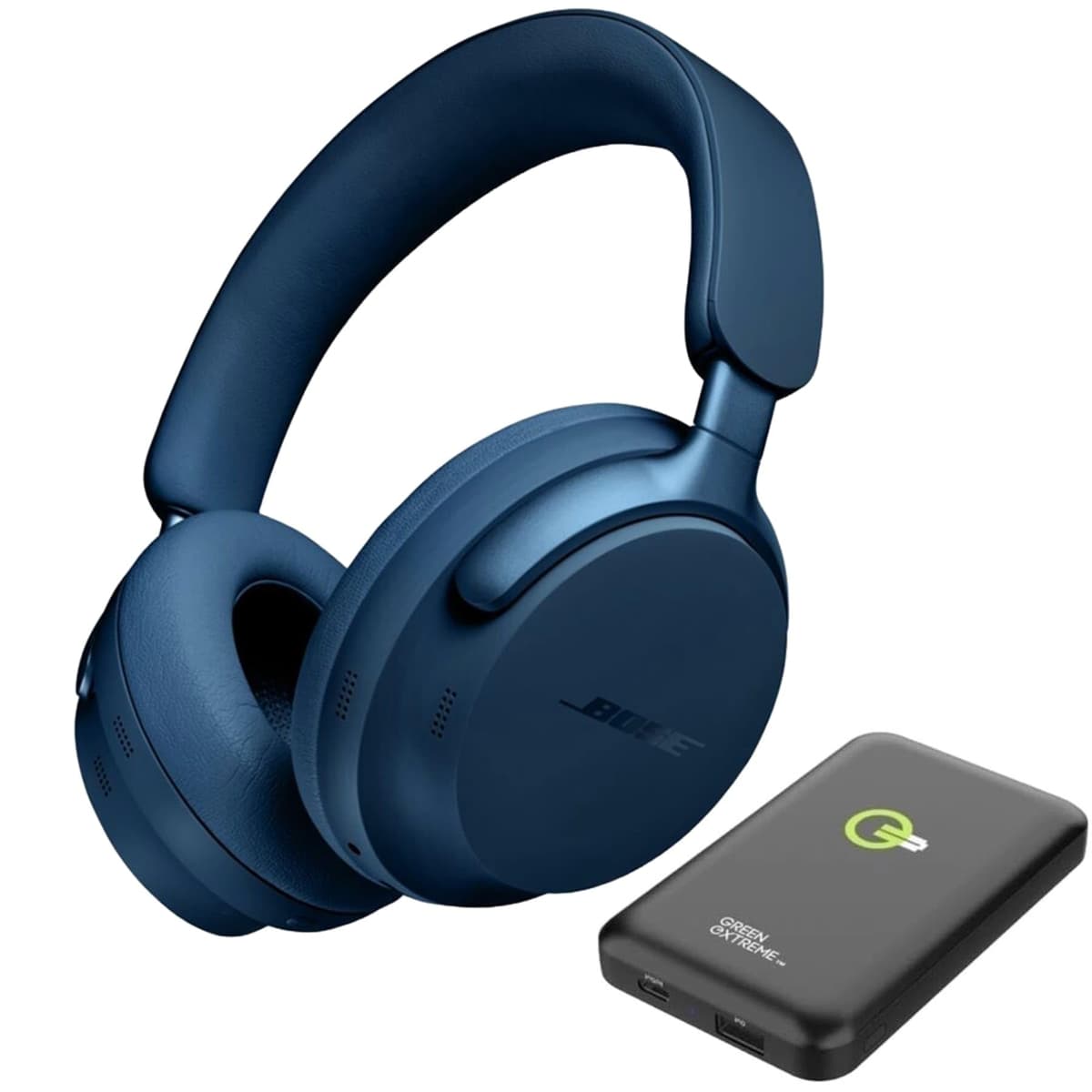 Bose QuietComfort Ultra auriculares inalámbricos con cancelación de ruido, audio espacial, diadema con micrófono, hasta 24 h de batería (Azul Lunar)
