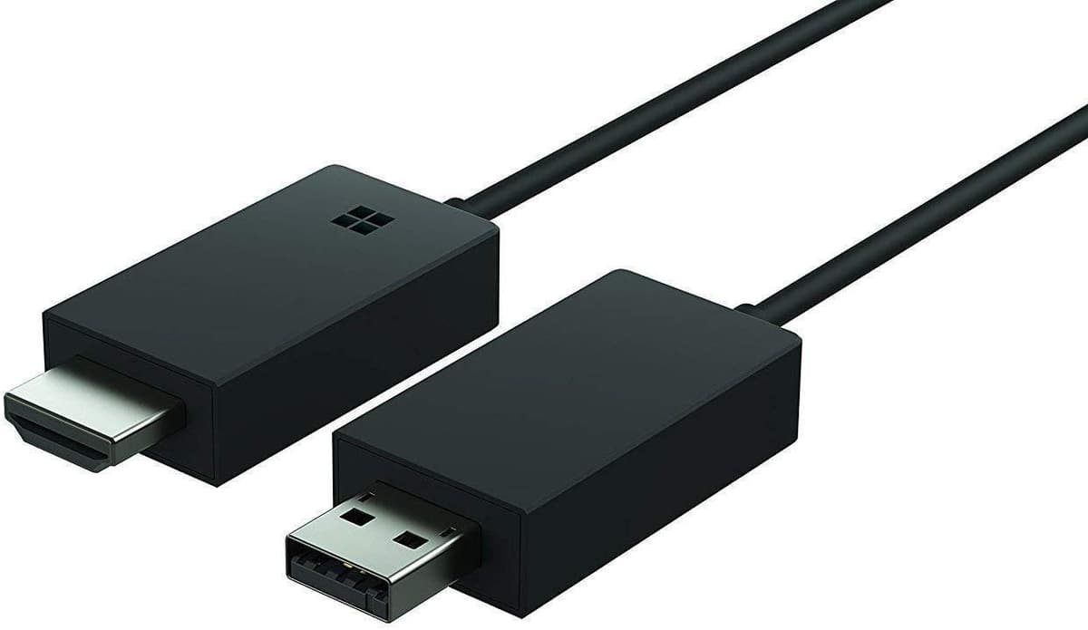 Microsoft Wireless Display Adapter V2 P3Q-00003 adaptador de pantalla inalámbrico Miracast HDMI Full HD color negro