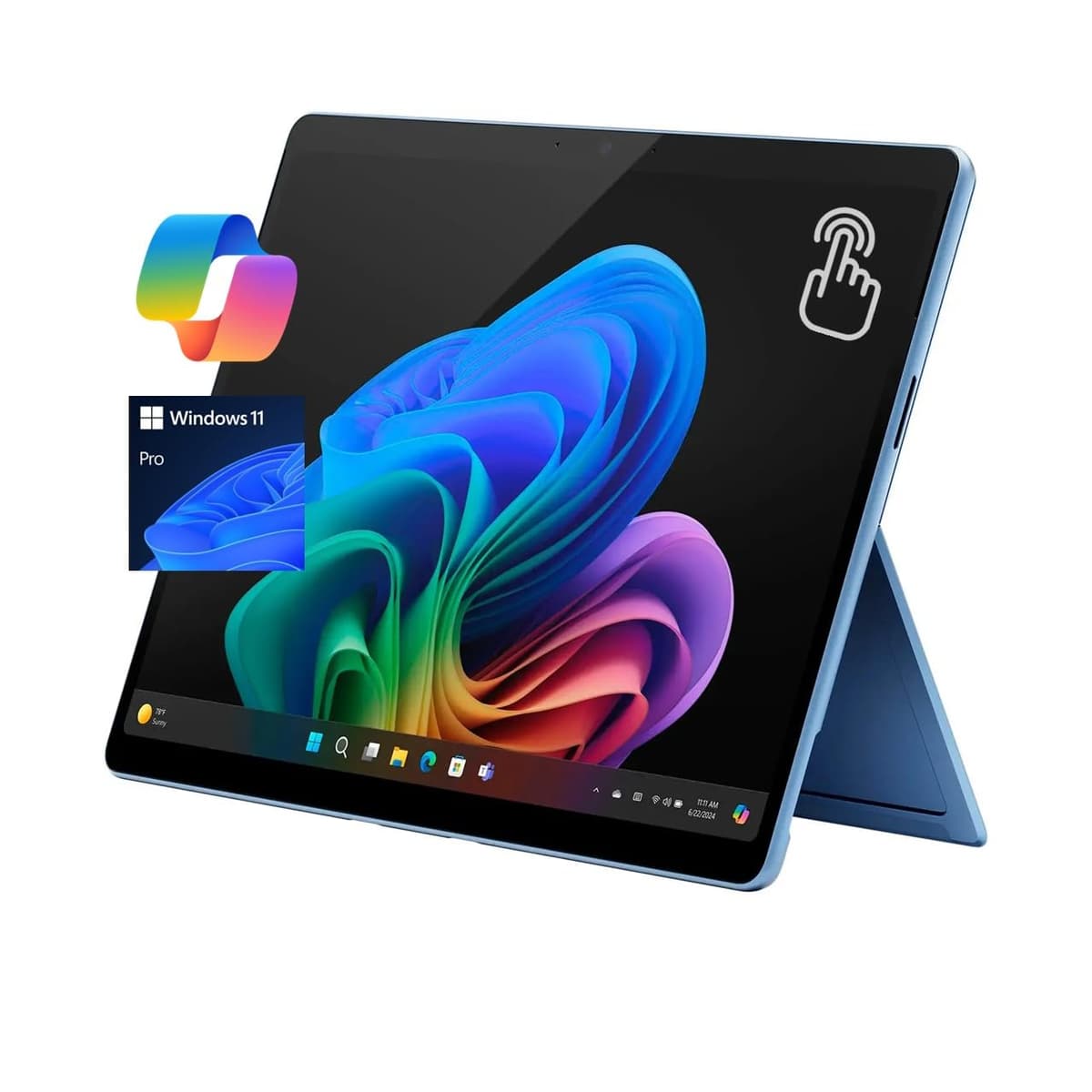 Microsoft Surface Pro 11 Tablet AI 13'' Copilot+ Snapdragon X Plus 10 núcleos 16GB RAM 1TB SSD 2880x1920 120Hz WiFi Windows 11 Pro Zafiro
