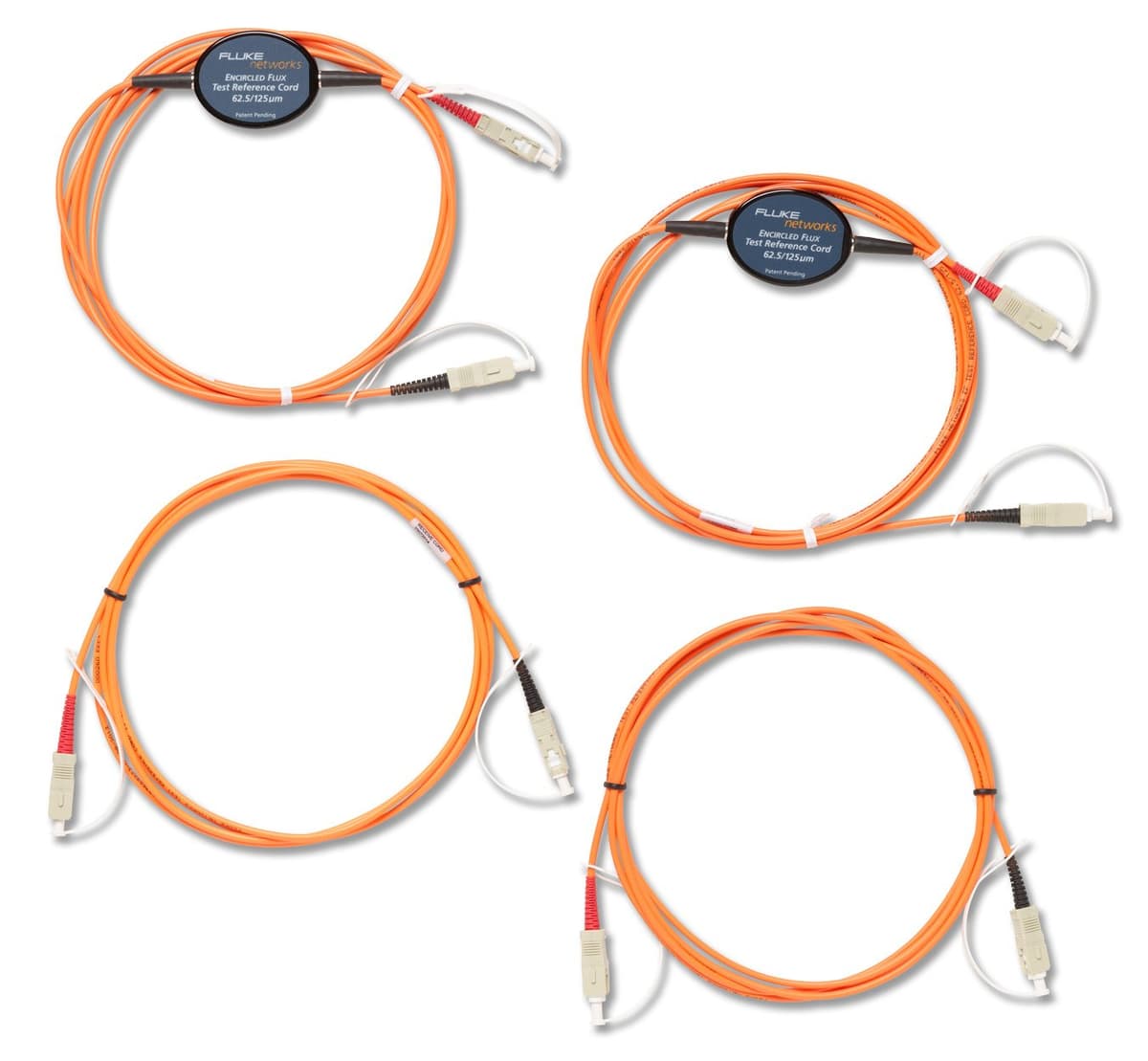 Fluke Networks MRC-625EFC-SCSCKIT Kit de Cordón de Referencia de Prueba, cumple Encircled Flux, para fibras 62.5 µm SC