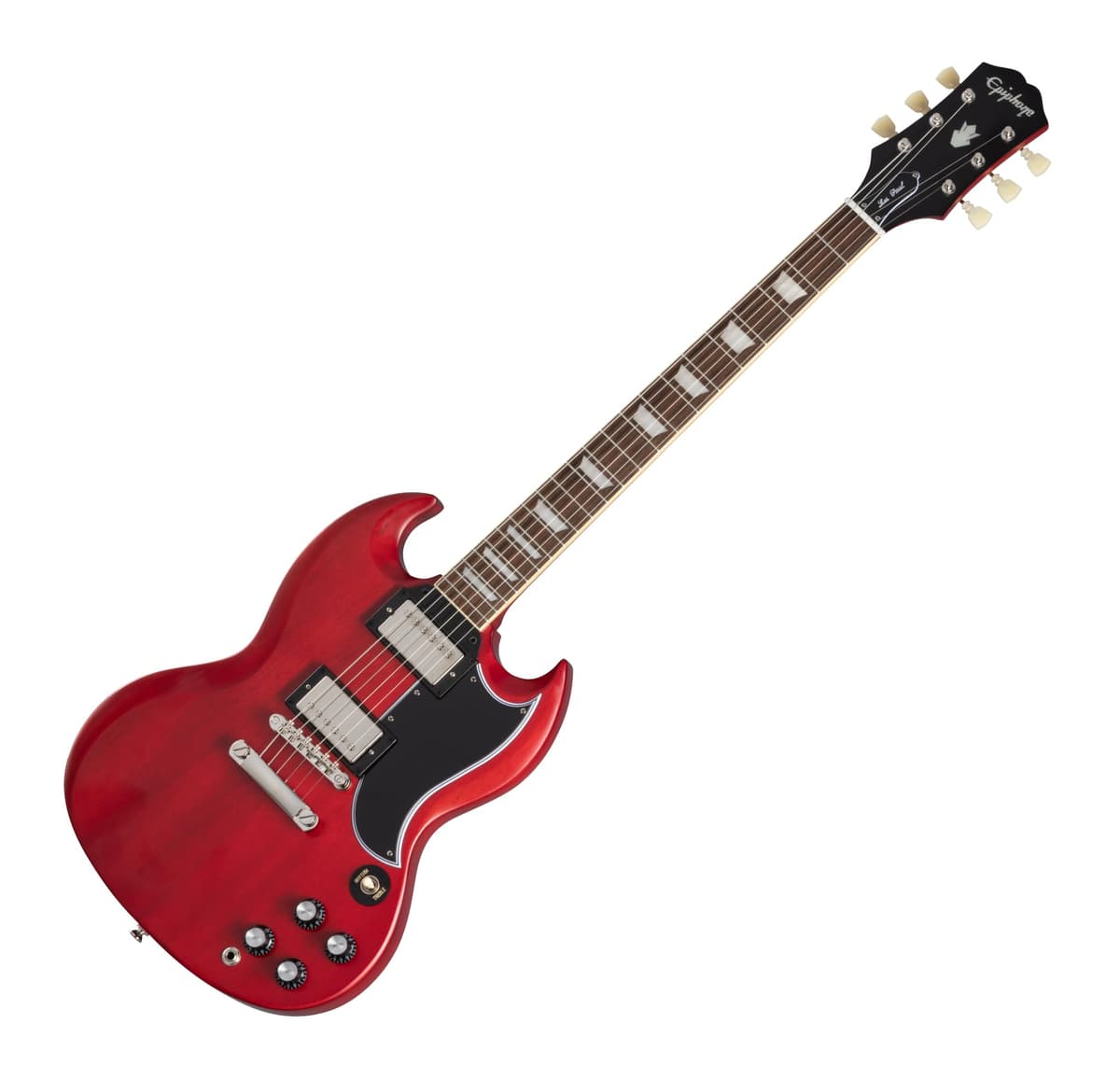 Epiphone 1961 Les Paul SG Standard guitarra eléctrica, Cereza Sesentera Envejecida, con estuche EIGC61SGACHNH1
