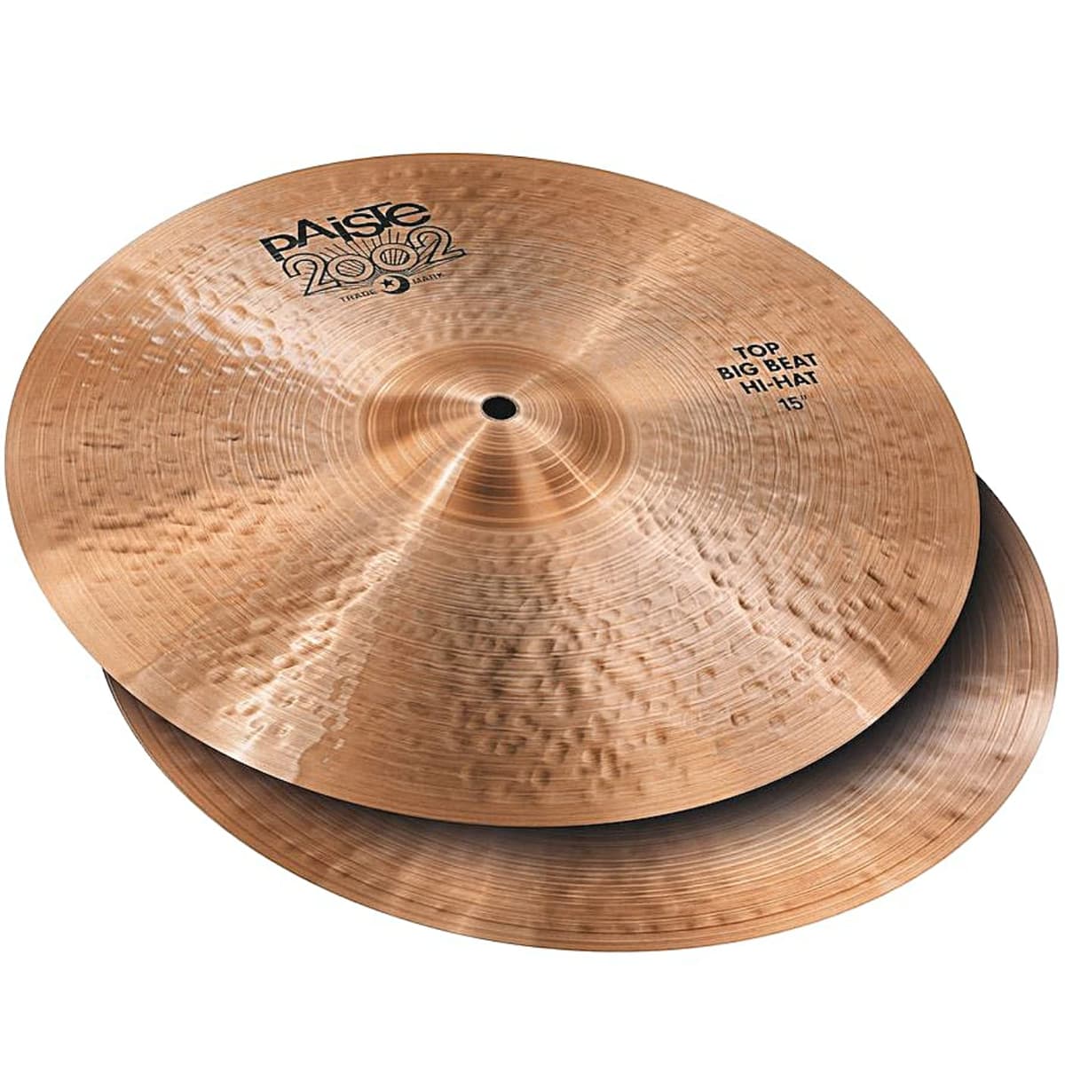 Paiste 2002 Big Beat 1064015 Par de platillos Hi-Hat/Charles 15" para batería