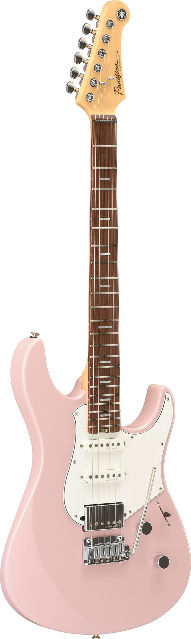 Yamaha Pacifica Standard Plus Guitarra Eléctrica con Funda (Gig Bag), Ash Pink