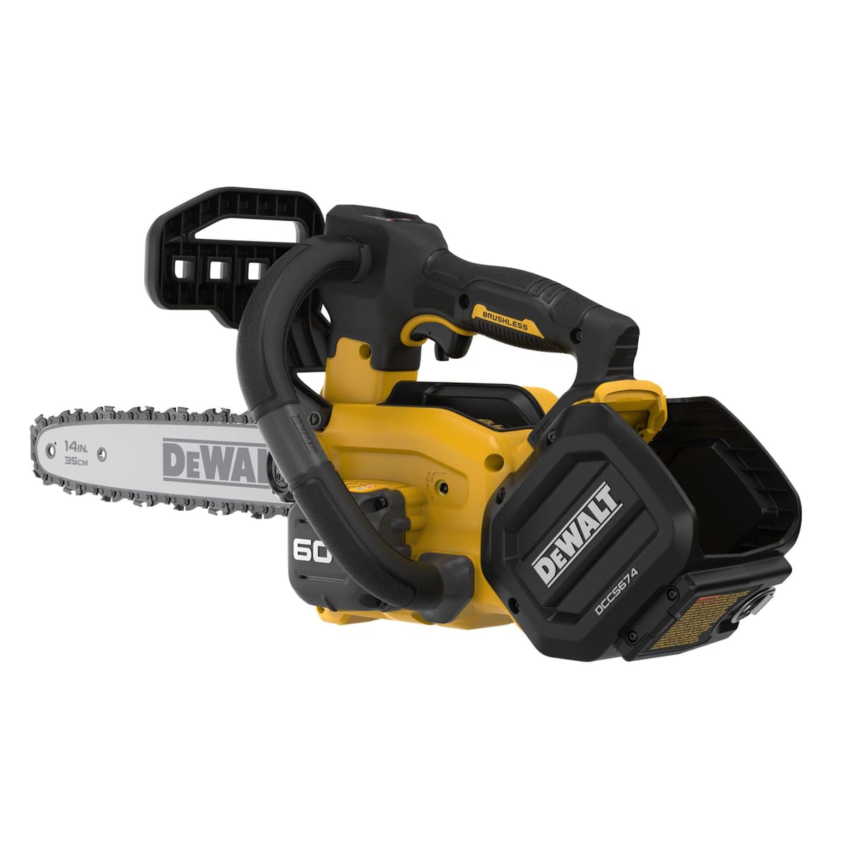 DEWALT FLEXVOLT DCCS674B Motosierra de mango superior 60V MAX inalámbrica a batería sin escobillas