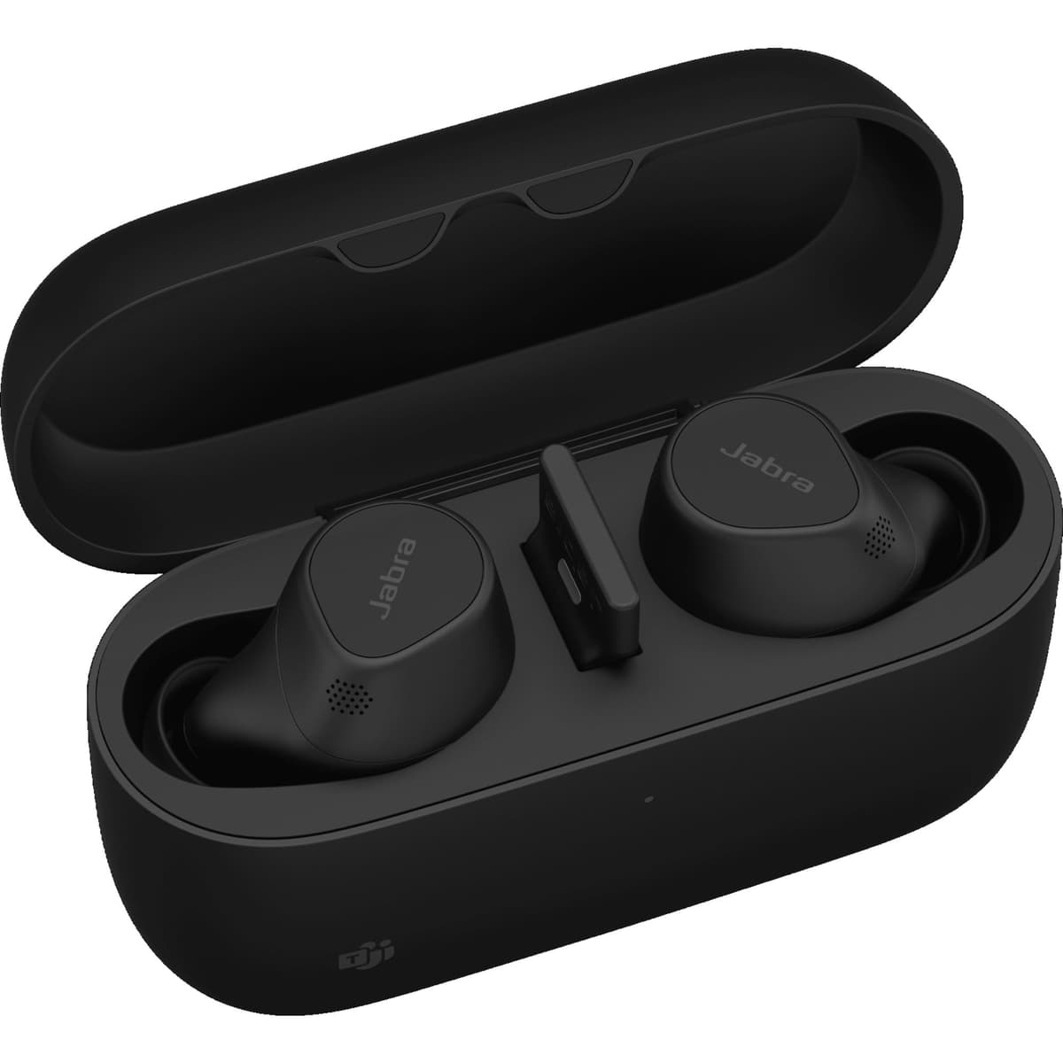 Jabra Evolve2 Buds USB-A MS 20797-999-999 auriculares inalámbricos Bluetooth con micrófono y cancelación de ruido, certificados para Microsoft Teams