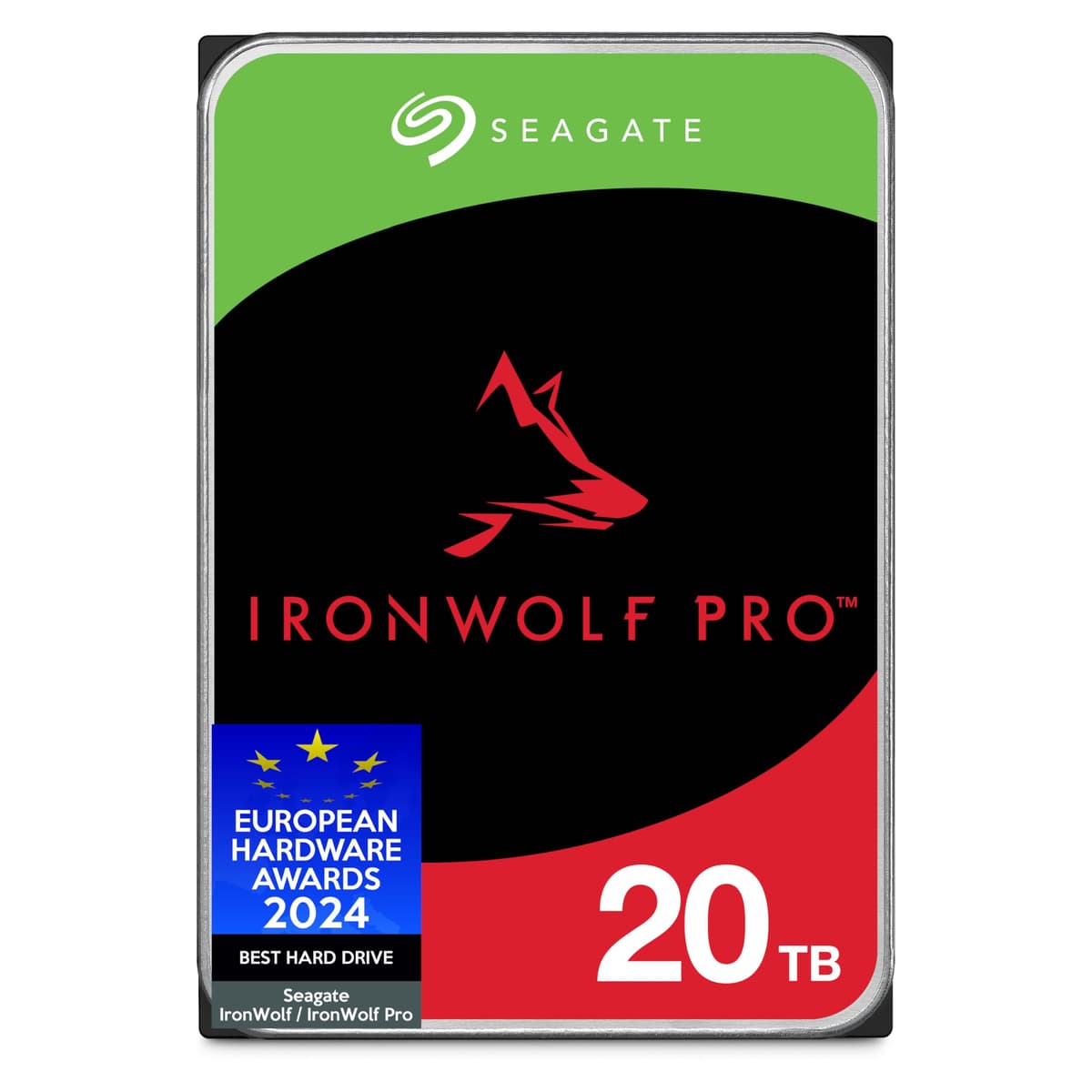 Seagate IronWolf Pro ST2000NTZ01 HDD NAS empresarial 2TB, CMR 3.5", SATA 6 Gb/s, 7200 RPM, 256 MB caché, para RAID, empaque sin frustraciones ST20000NTZ01