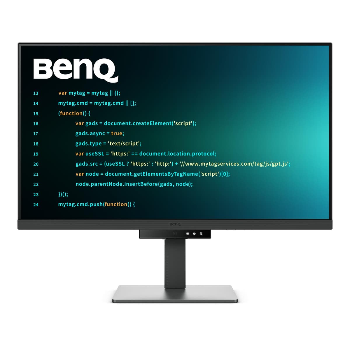 BenQ RD320U Monitor 32" 4K 3840x2160 para programación, 2000:1, panel nano mate, USB-C 90W, modos de código, cuidado ocular, ergonómico