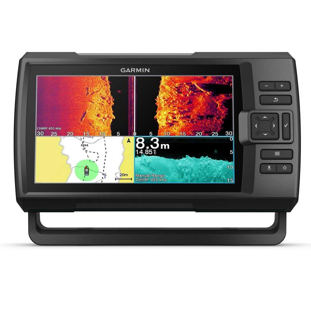 Garmin Striker Vivid 9sv ecosonda fishfinder GPS CHIRP SideVü ClearVü con transductor GT52HW-TM 010-02554-01