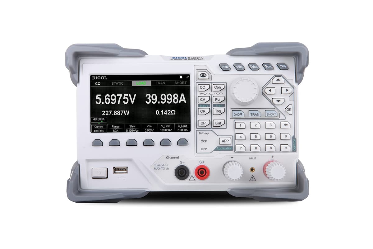 Rigol Serie DL DL3021A Carga electrónica DC programable, canal único, 150V 40A 200W 30kHz, alta resolución