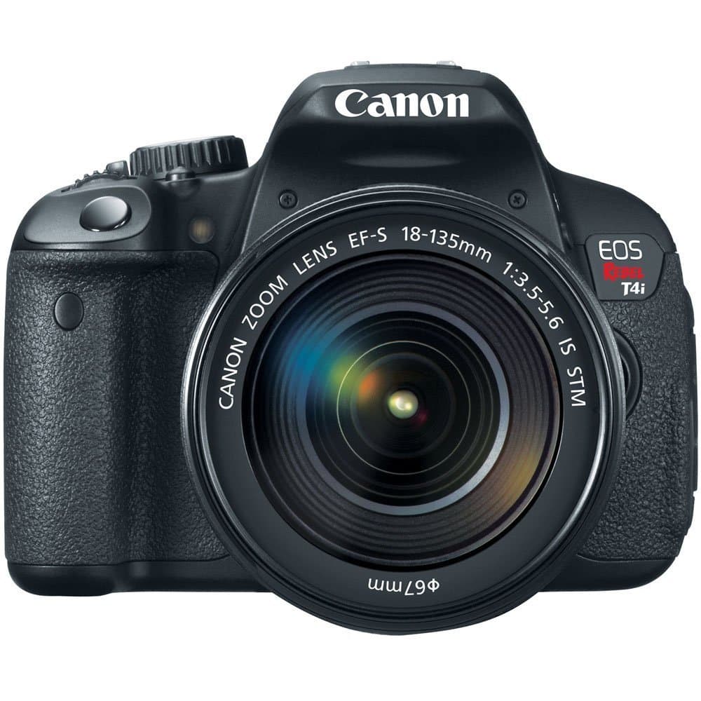 Canon EOS Rebel T4i Cámara DSLR 18 MP CMOS con Lente 18-135mm EF-S IS STM 6558B005